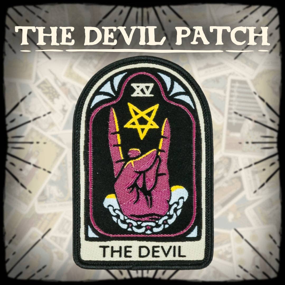 The Devil Tarot Nouveau Iron-On Patch