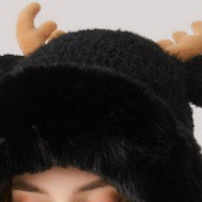 Antler Faux Fur lined Hat