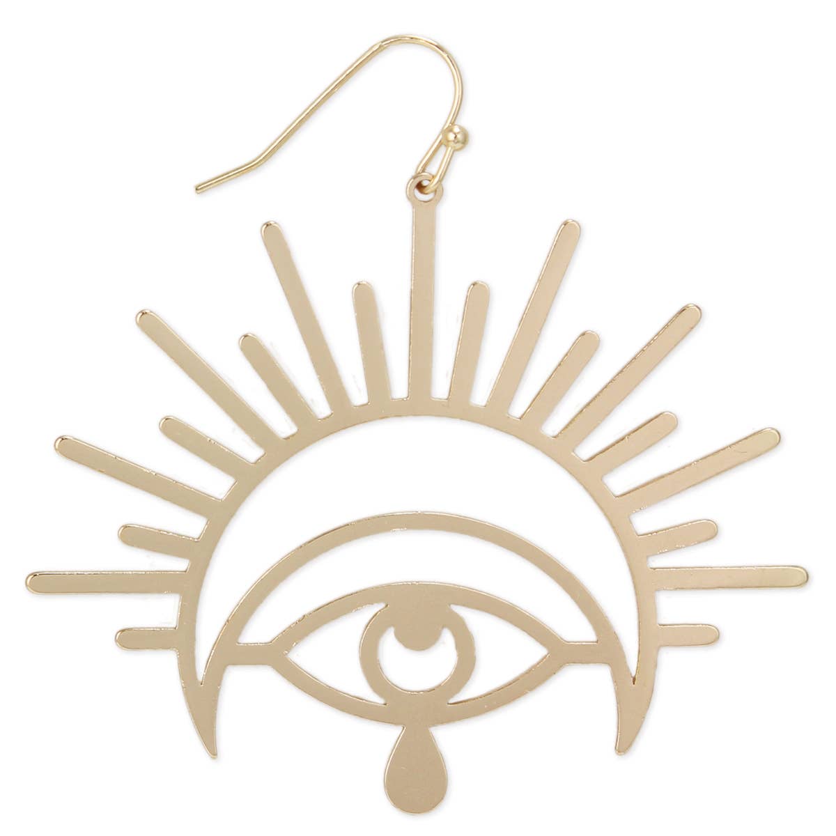 Gold Eye Mystic Rays Earrings