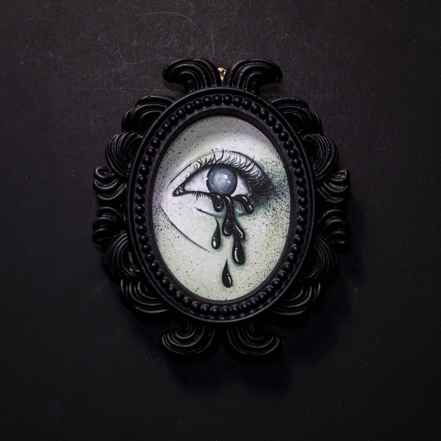 Ghostly Eye 5 Small Framed Print