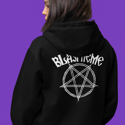 Blasphemer Death Head Moth Zip Up Hoodie