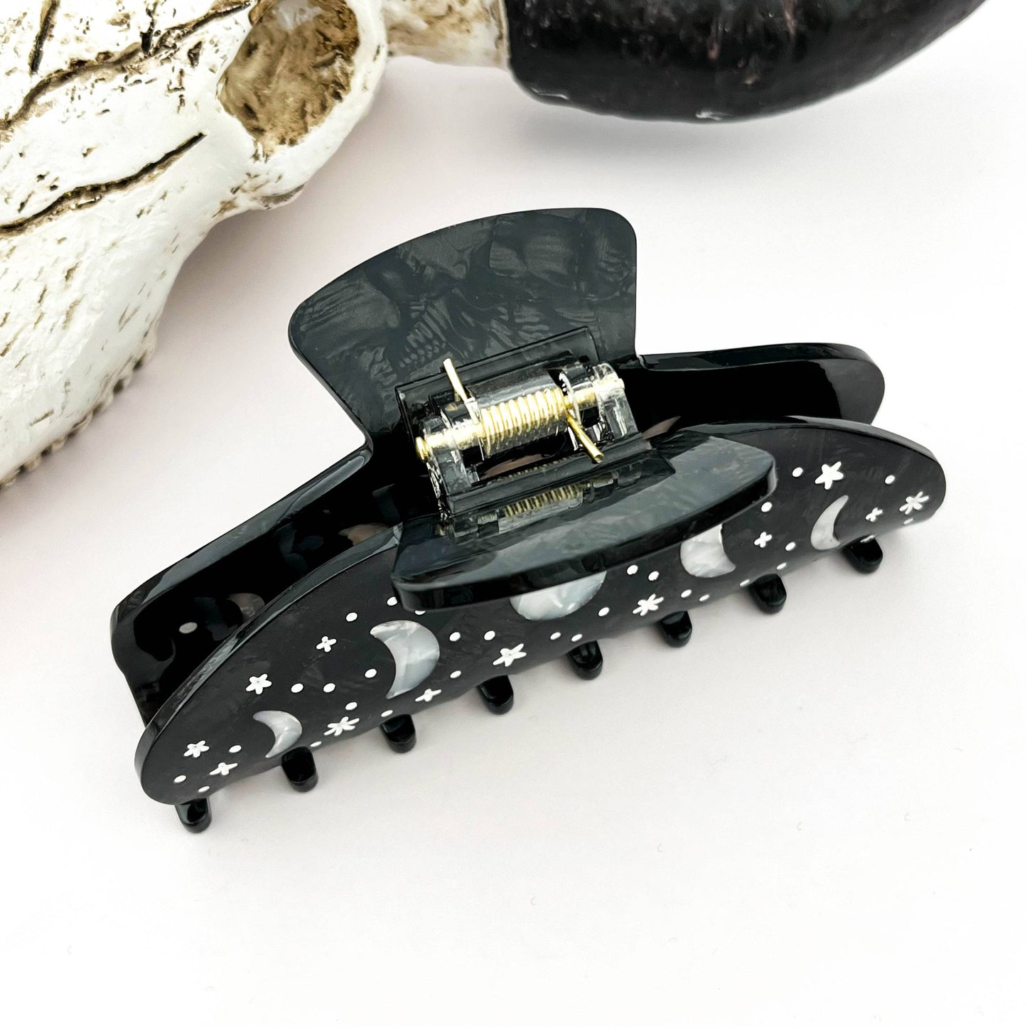 Moon Phase Hair Claw Clip