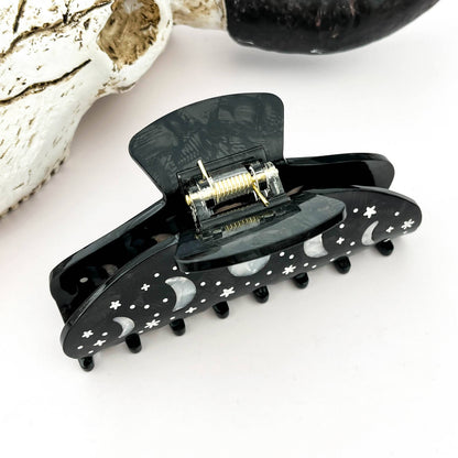 Moon Phase Hair Claw Clip