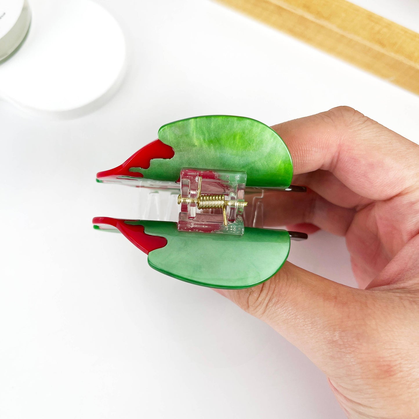 Poisoned Apple Hair Clip