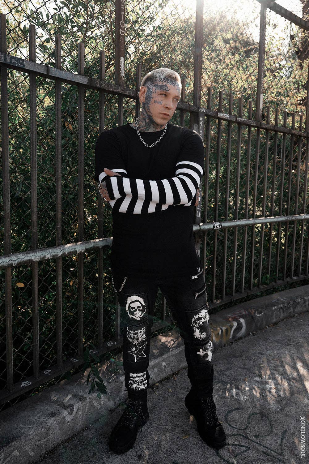 Specter Striped Long Sleeve Shirt