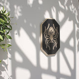 Carved Spider Wall Hanging