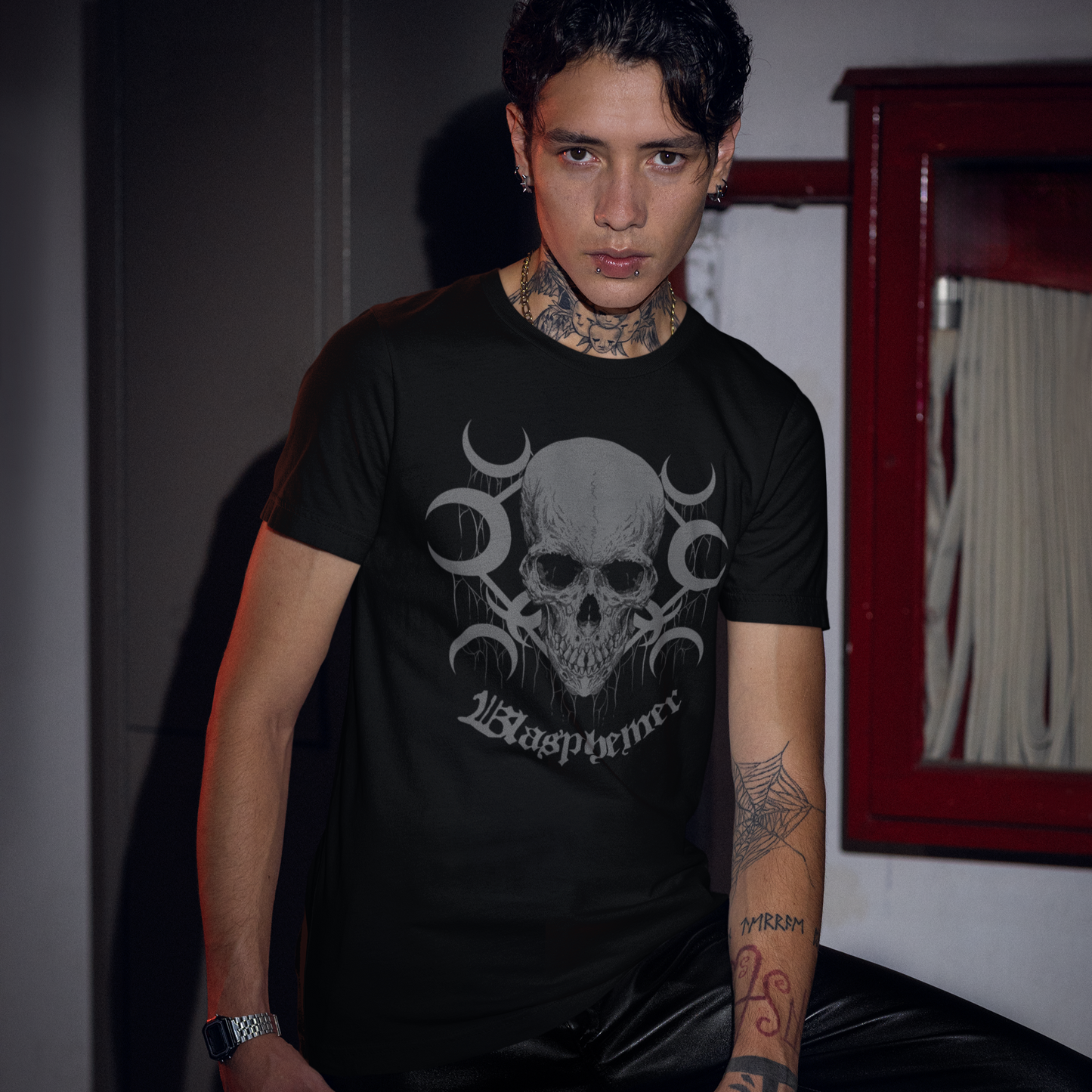 Blasphemer Skull Of A Heretic Unisex T-Shirt