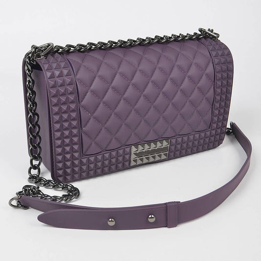 Dark Lavender Quilted Embossed Jelly Bag