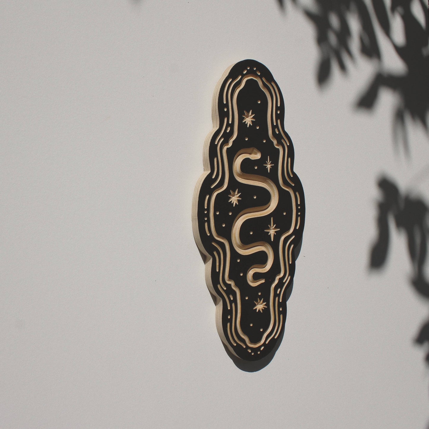 Snake- Carved Wall Hanging