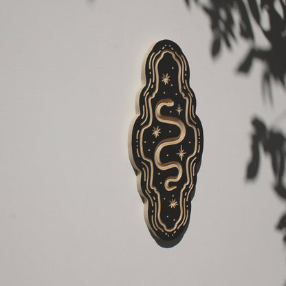 Snake- Carved Wall Hanging