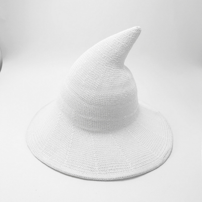 Classic Halloween Witch Hat Knit Pointed Top_CWAH3990