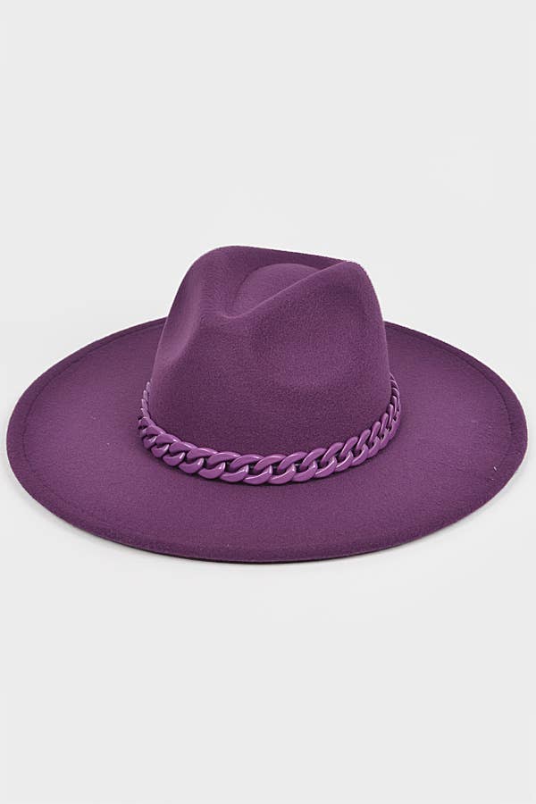 Chain Fedora Hat