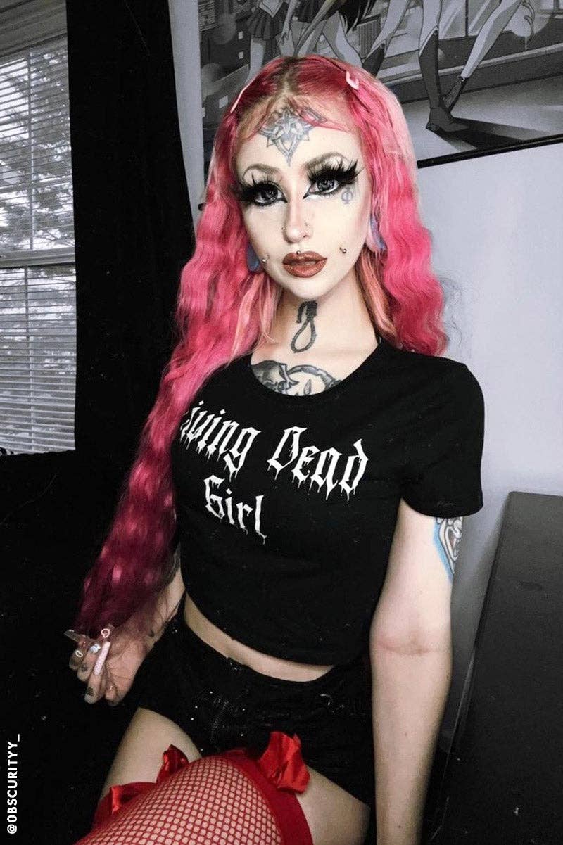 Living Dead Girl Crop Top