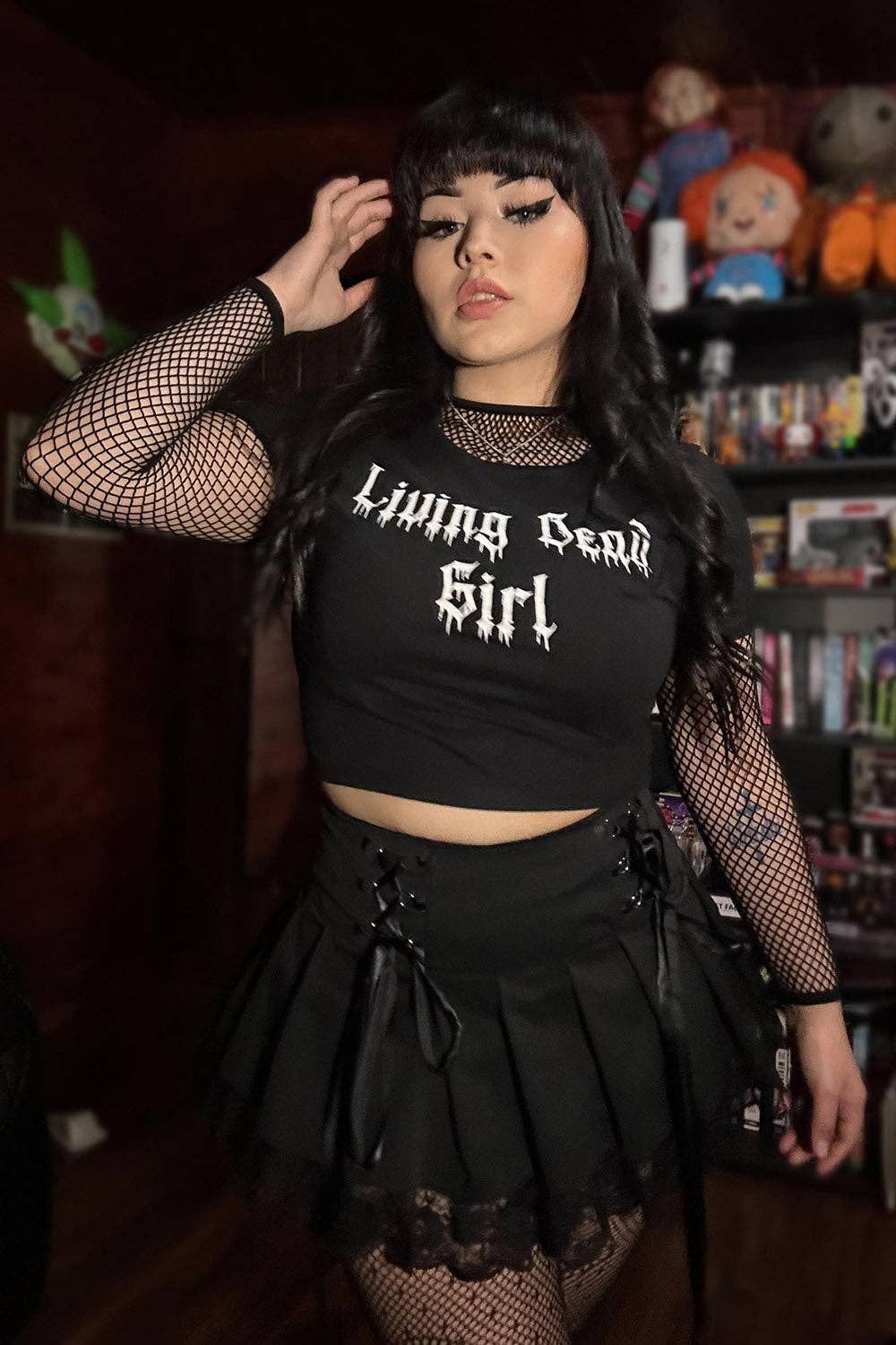 Living Dead Girl Crop Top