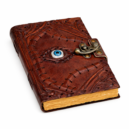 Evil Eye Leather Embossed Journal