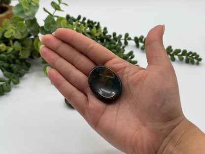 Bloodstone Worry Stones 40x30x8mm