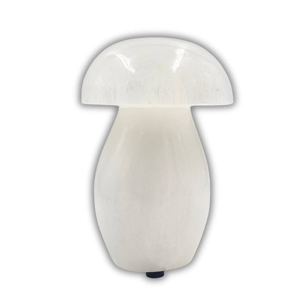 Mushroom Selenite Lamp