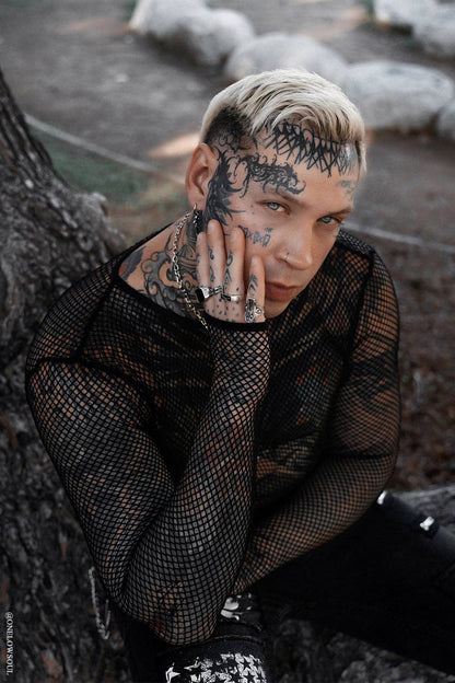 Shadowgrid Fishnet Shirt