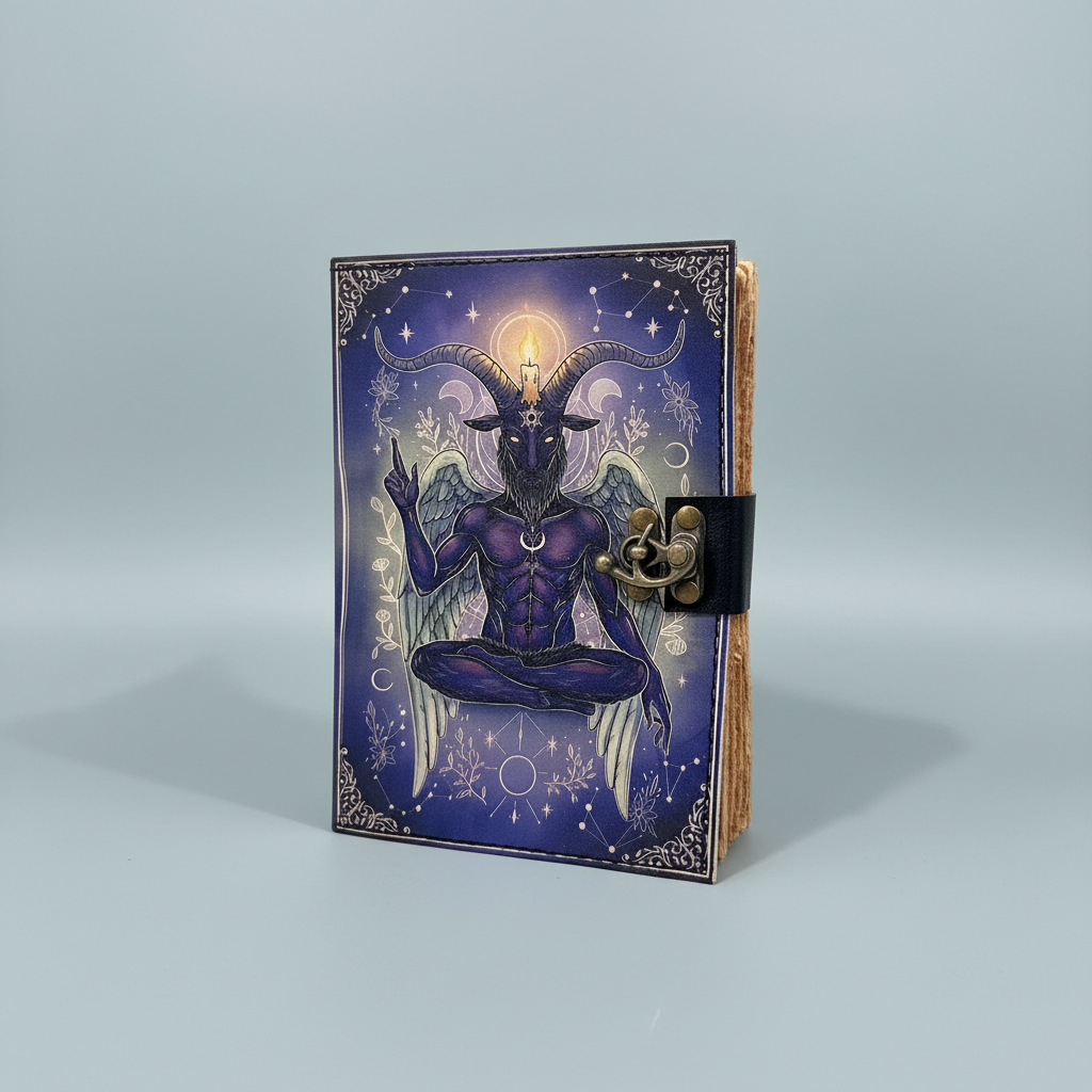 Baphomet Leather Journal
