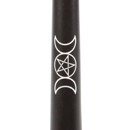 Set of 3 Black Magic Triple Moon Taper Candles