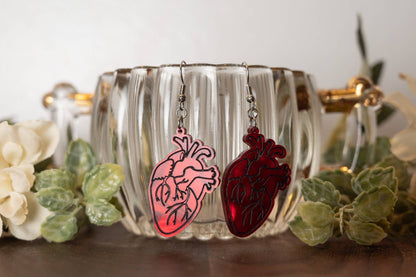 Anatomical Heart Earrings