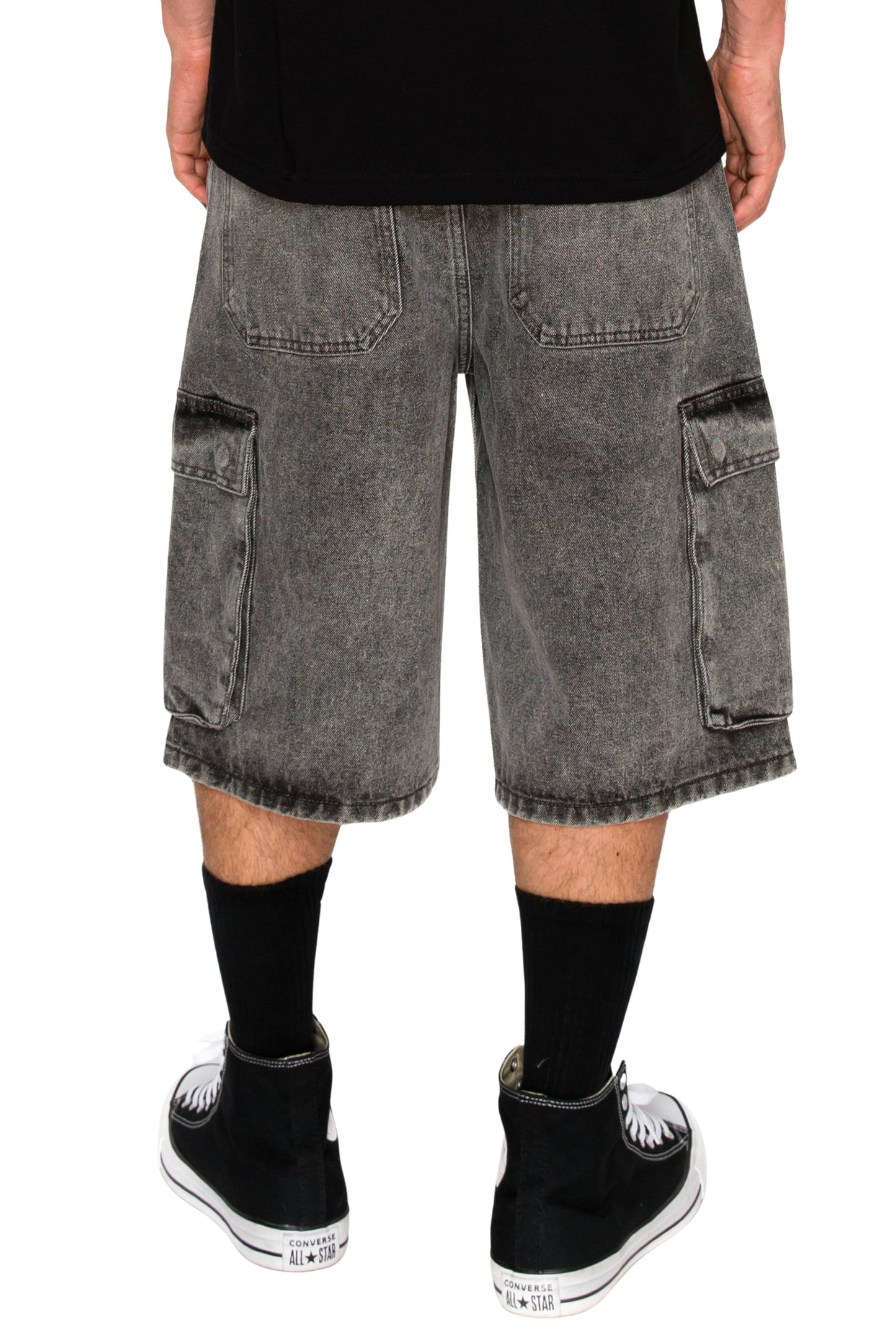 DS2120 VAULT Baggy Fit Cargo Denim Shorts (Open Pack)