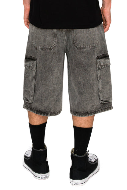 DS2120 VAULT Baggy Fit Cargo Denim Shorts (Open Pack)