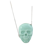 Glow in the Dark Skull Head Crossbody  in Vinyl