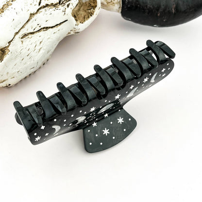 Moon Phase Hair Claw Clip