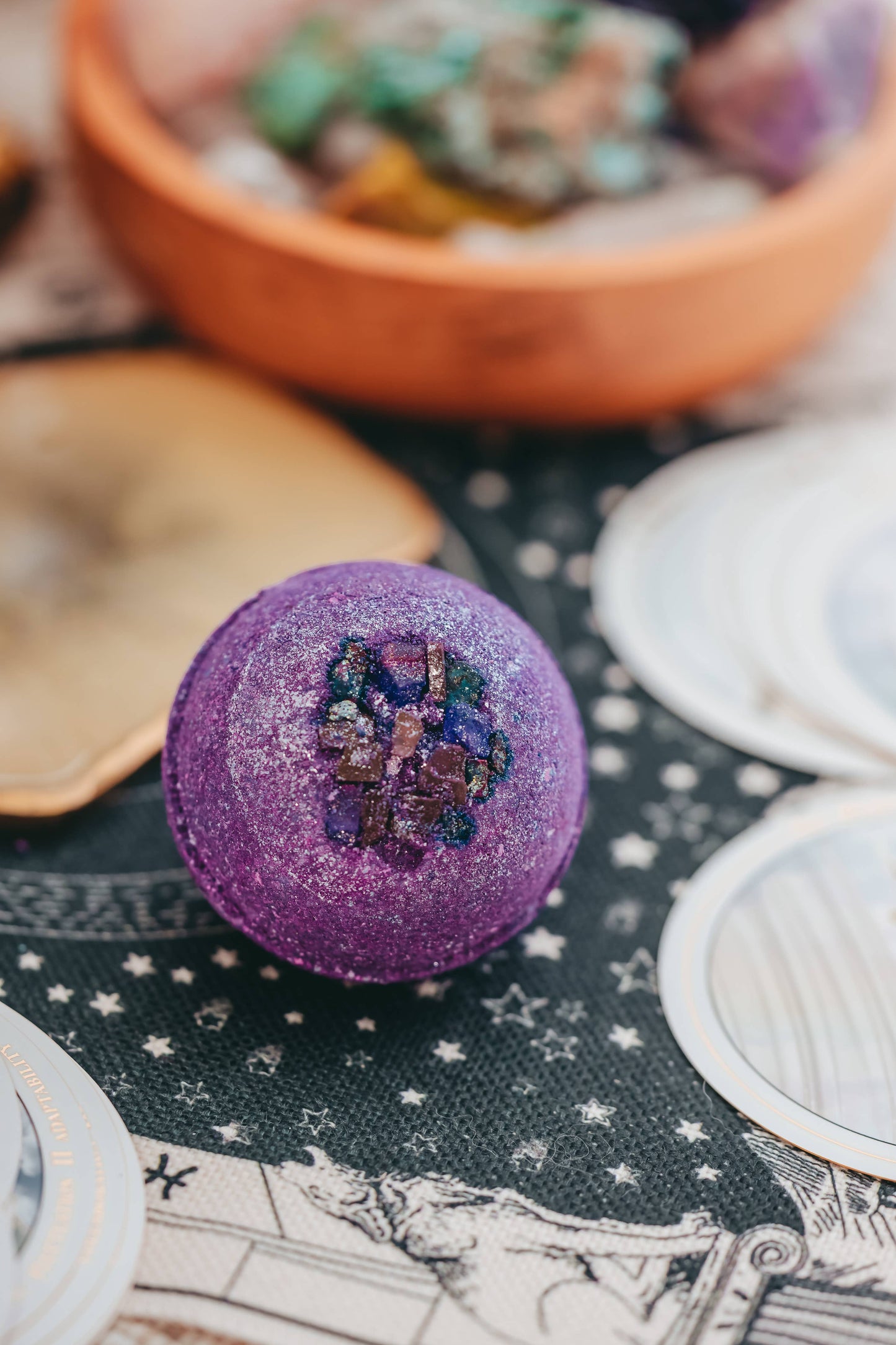 Mystic Topaz Druzy Vegan Bath Bomb
