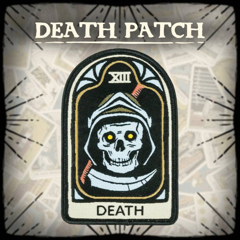 Death Tarot Nouveau Iron-On Patch