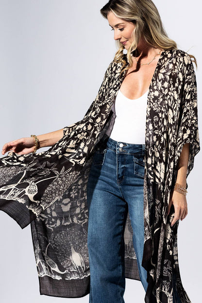 Patchwork Paisley Kimono