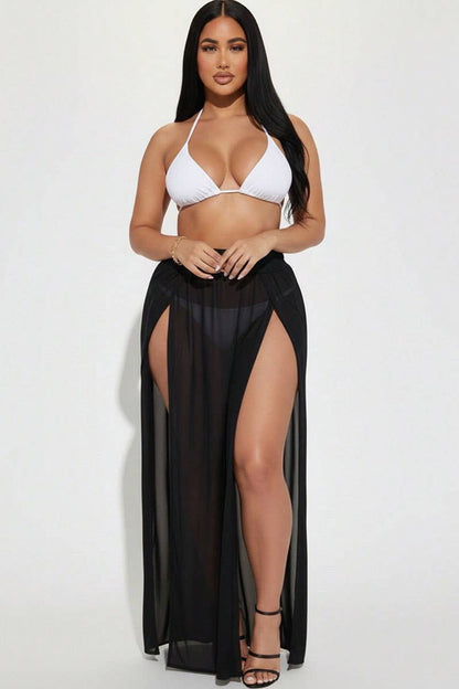 Astral Mist Sheer Maxi Skirt