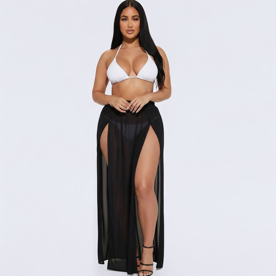 Astral Mist Sheer Maxi Skirt