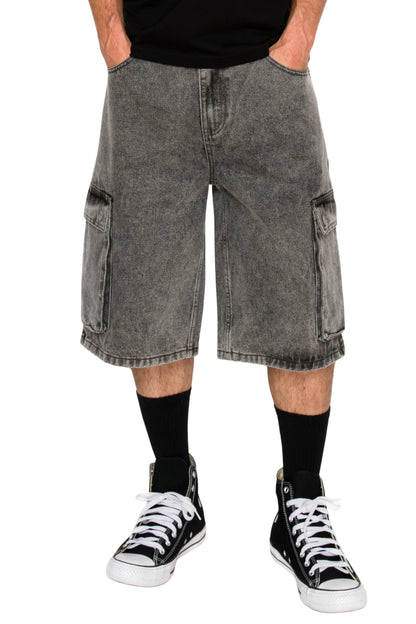 DS2120 VAULT Baggy Fit Cargo Denim Shorts (Open Pack)