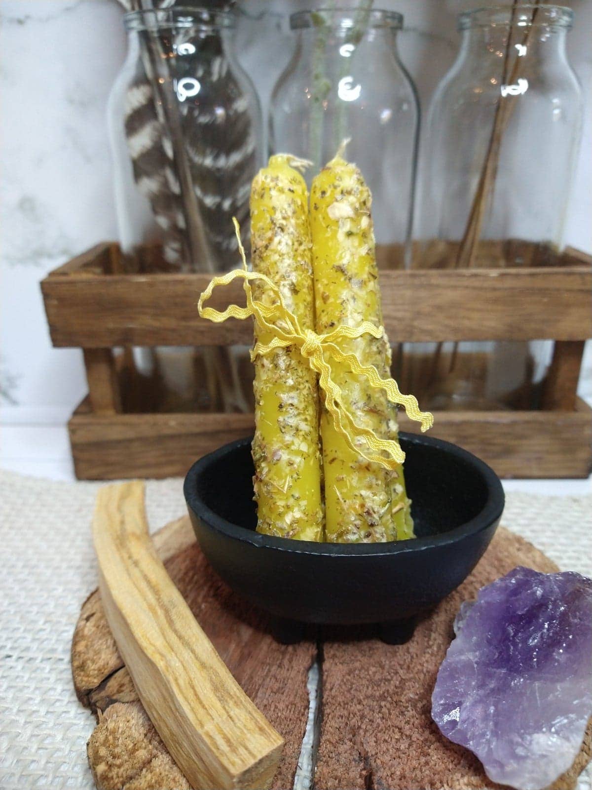 Hand Dipped Intention Candles