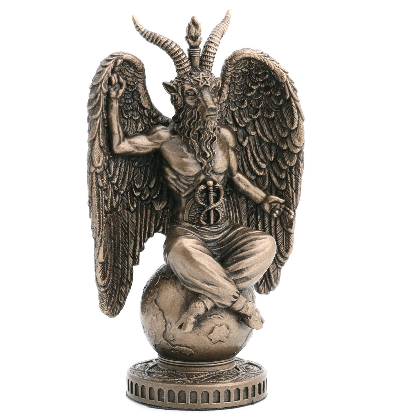 Baphomet Sitting On The Globe
