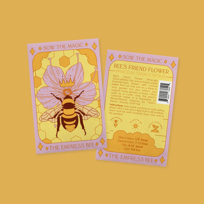 The Empress Bee Tarot Seed Packet