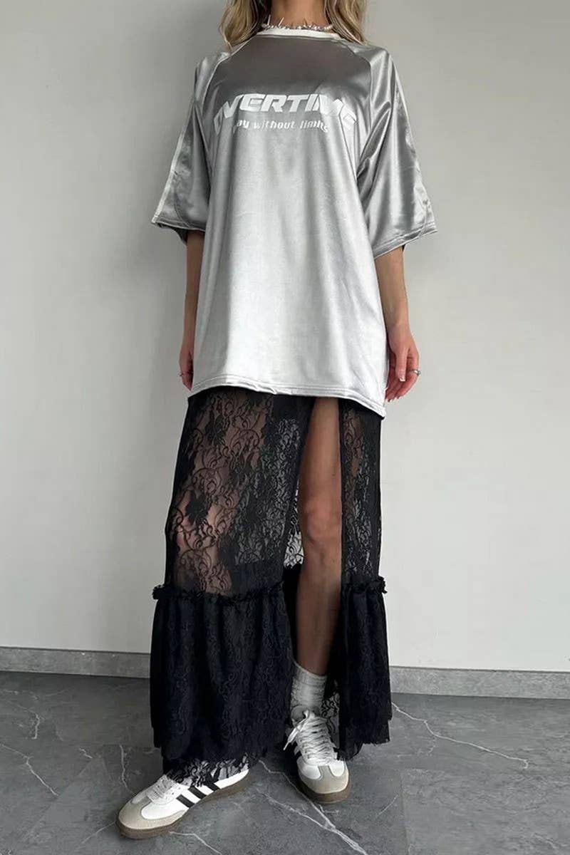 Gossamer Sheer Lace Dress