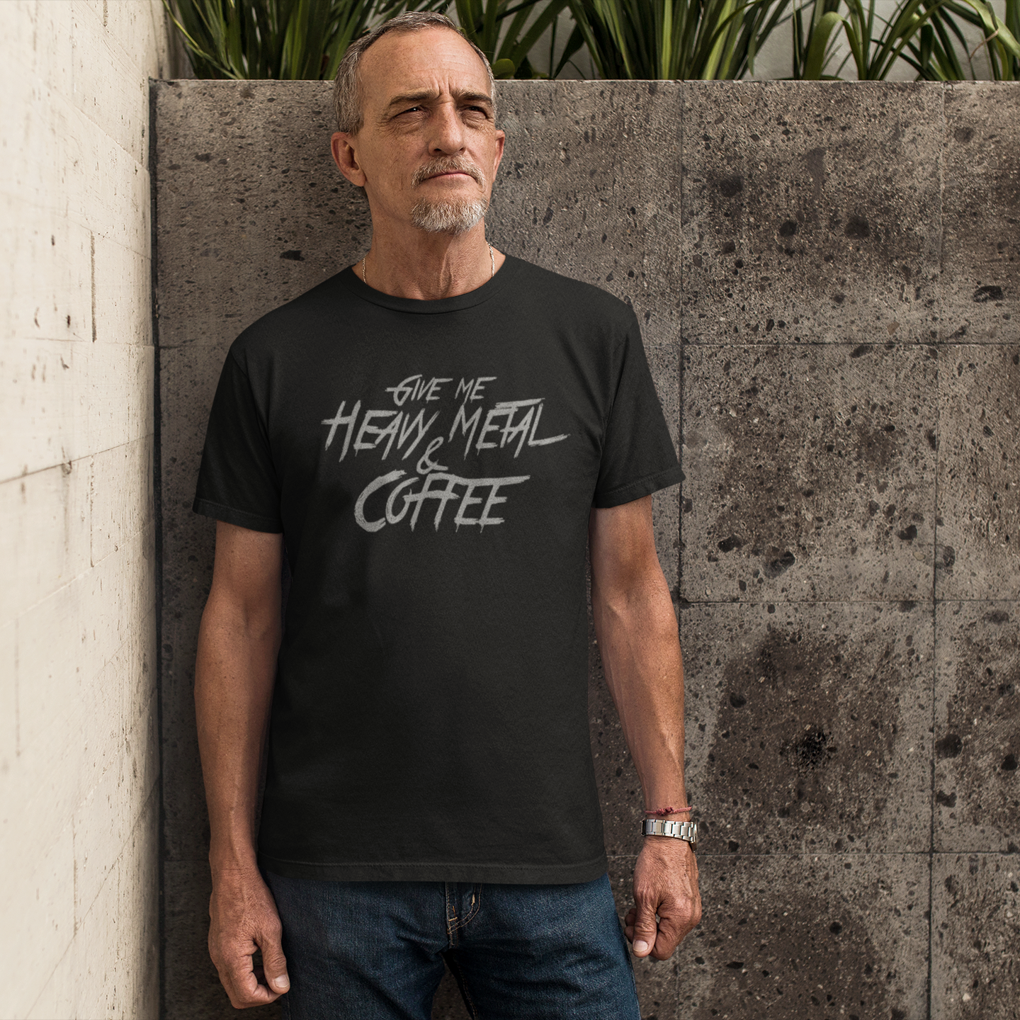 Give Me Heavy Metal and Coffee Unisex T-Shirt