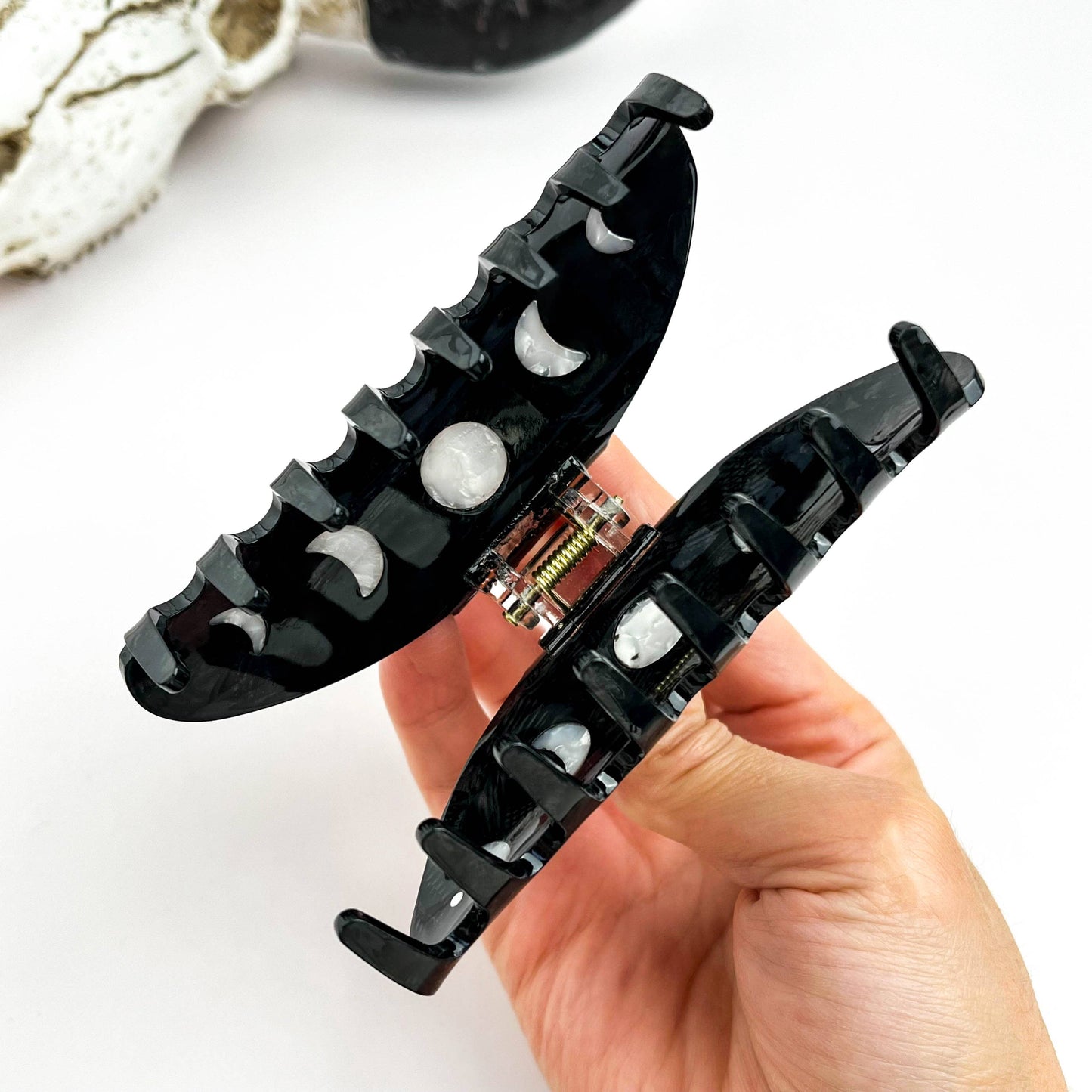 Moon Phase Hair Claw Clip