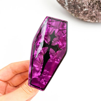 Vampire Coffin Claw Clip