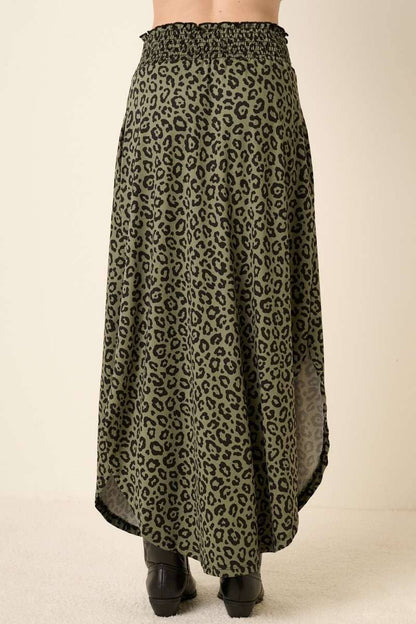 Jungle Hex Maxi Skirt