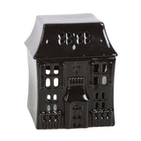 Gothic Black Haunted House Oil Burner