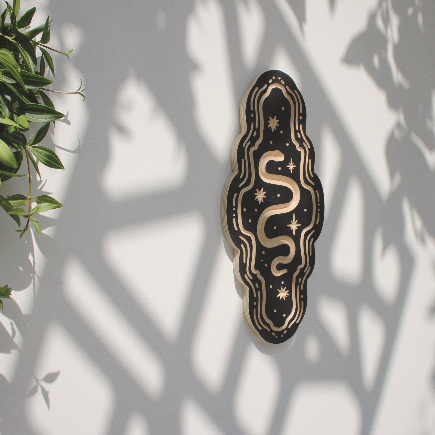 Snake- Carved Wall Hanging