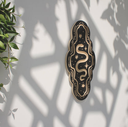 Snake- Carved Wall Hanging