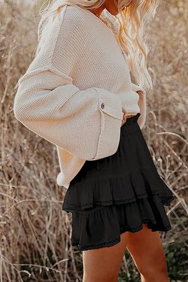 Layered Ruffle Skirt