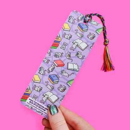 Reading Is Sick Plague Doctor Gift Bookmark with Tassel
