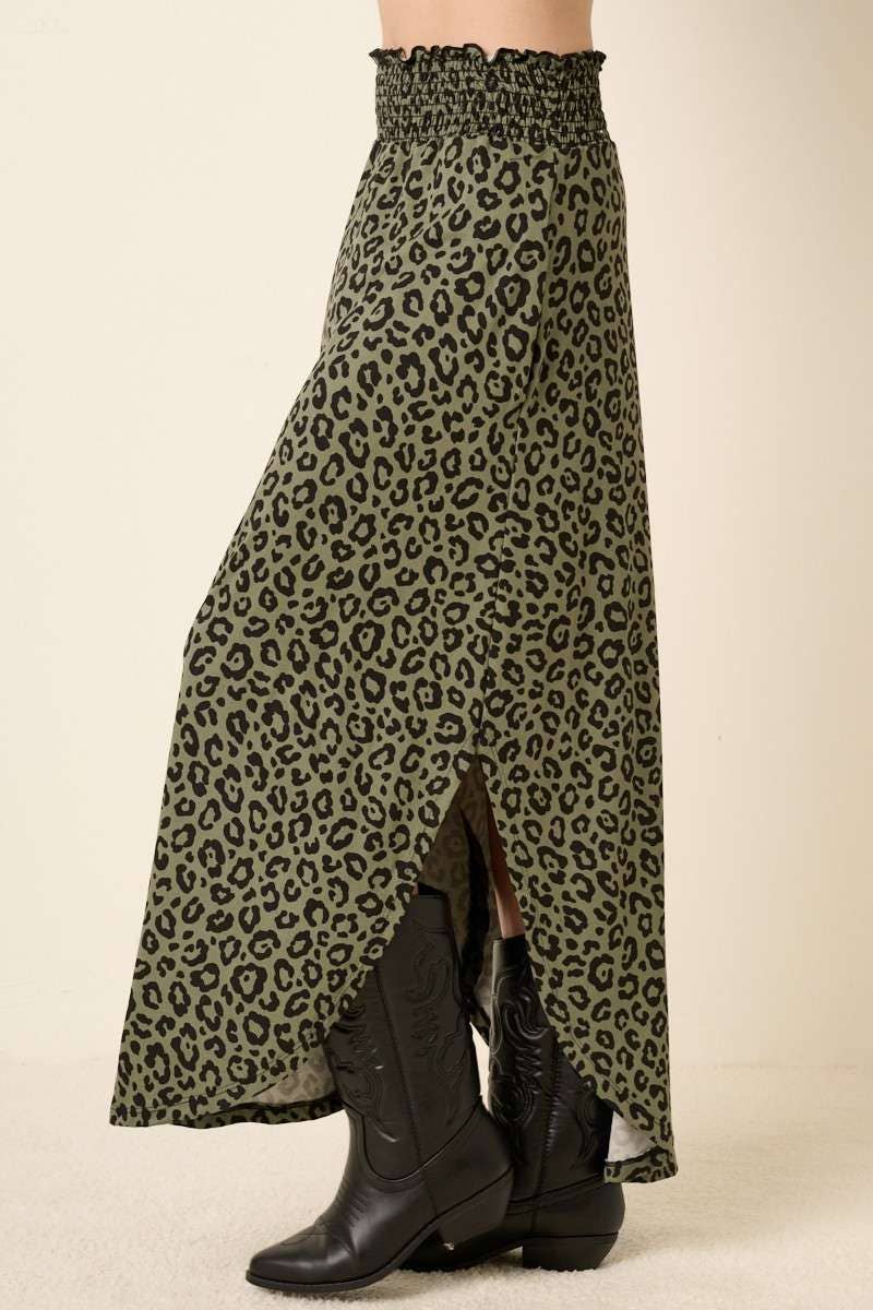 Jungle Hex Maxi Skirt