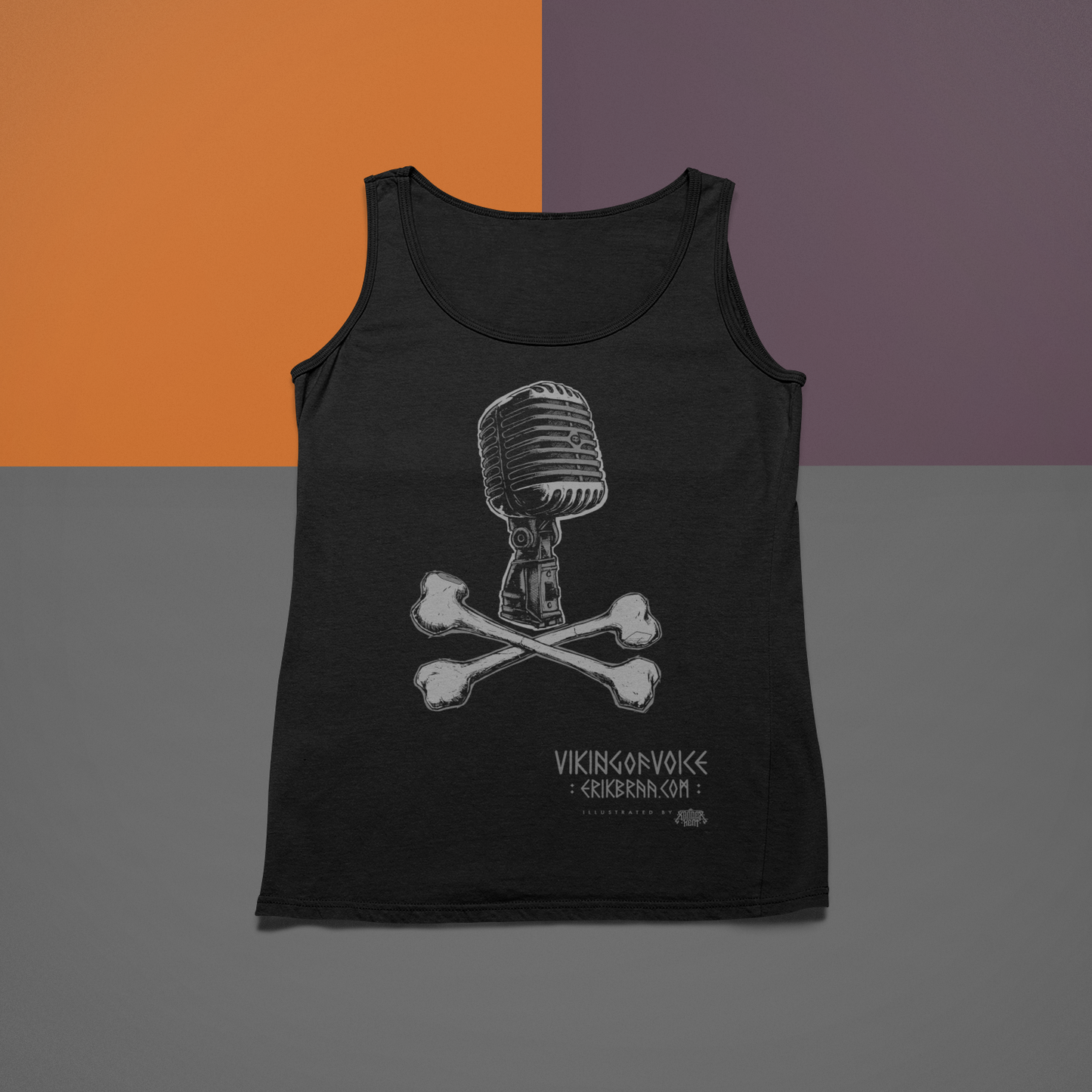 Erik Braa Viking of Voice Mic Roger Men's Tank Top